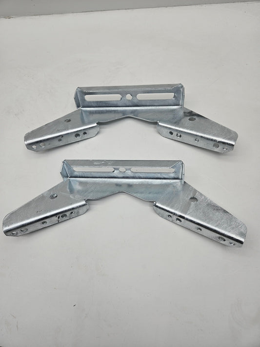 (2) Pontoon Wing Brackets Bunk Bolster Boat Pontoon Trailer V Wing Brackets