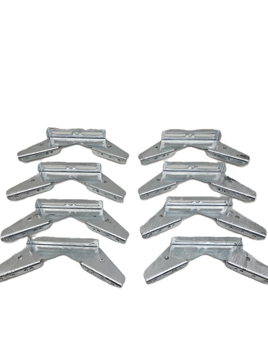 (8) Pontoon Wing Brackets Bunk Bolster Boat Pontoon Trailer V Wing Brackets