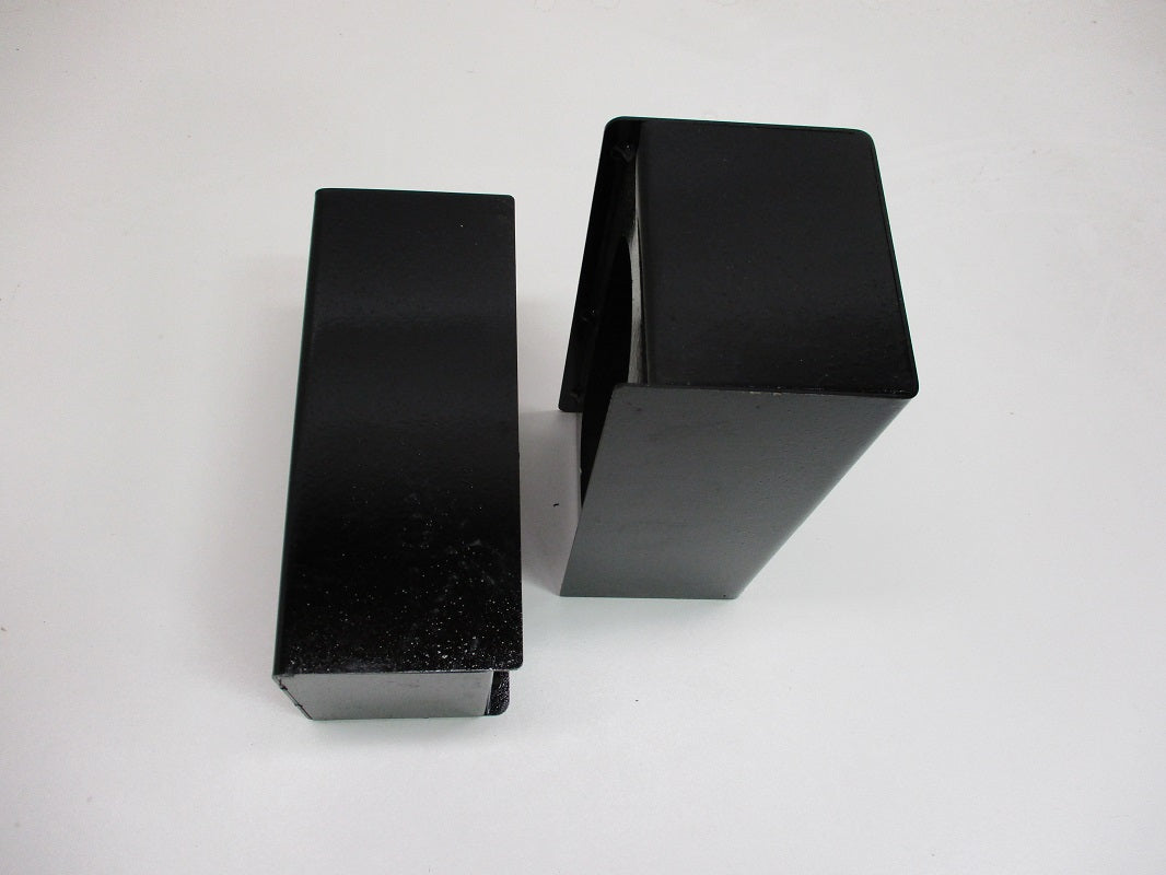 Black Steel Oval Mounting Boxes for 6 inch LED Oval Brake Stop Turn Tail Lights