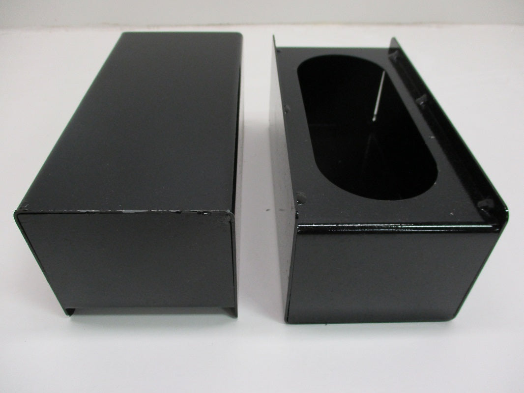 Black Steel Oval Mounting Boxes for 6 inch LED Oval Brake Stop Turn Tail Lights