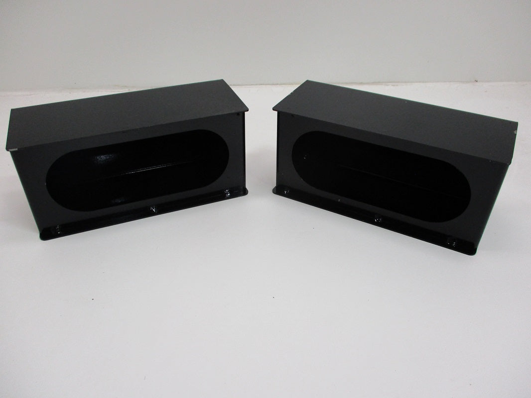 Black Steel Oval Mounting Boxes for 6 inch LED Oval Brake Stop Turn Tail Lights