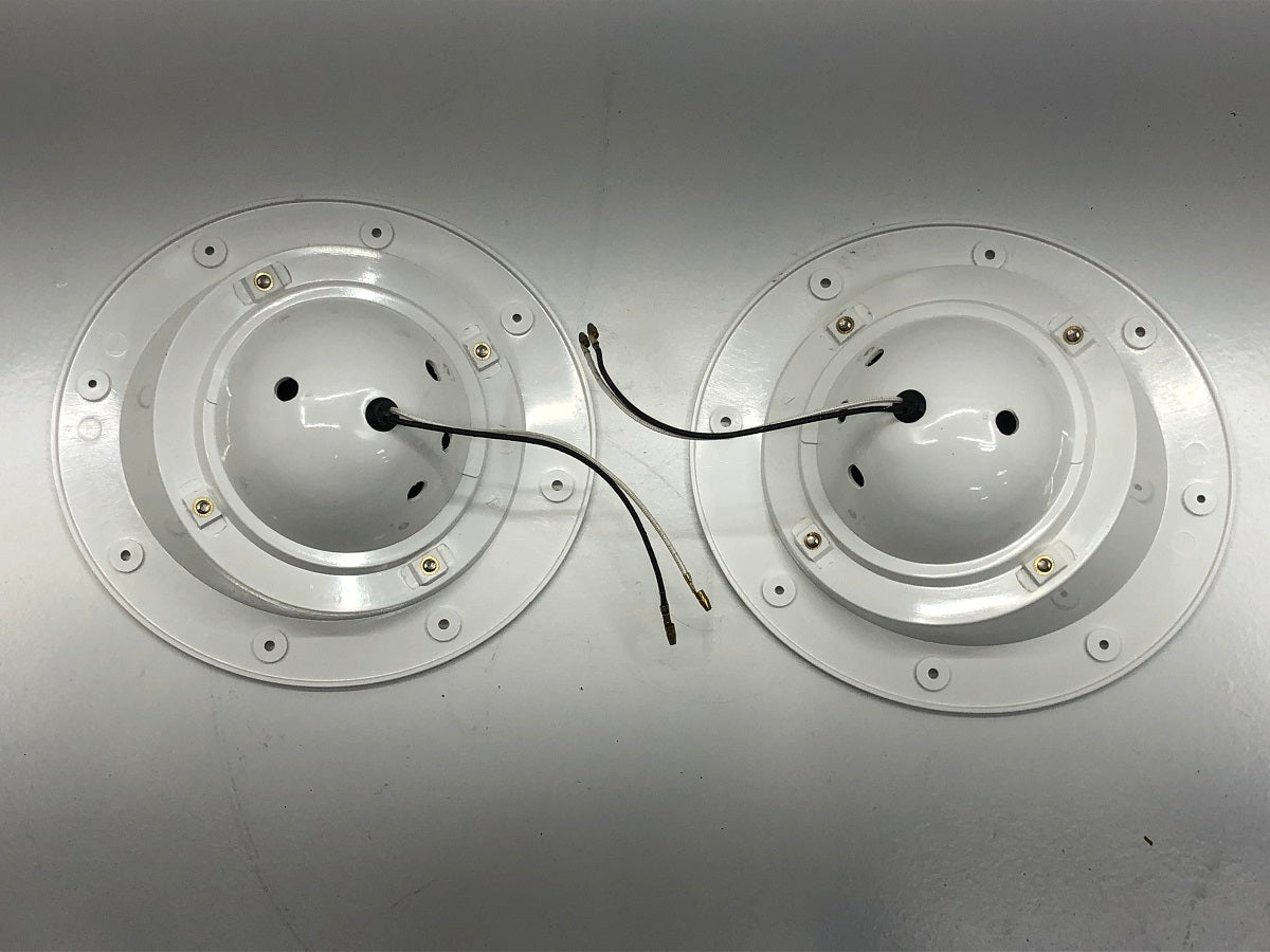One Pair of Oval shaped Halogen Suspended Ceiling Light Camper RV Coach