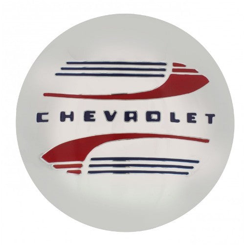CHEVROLET SCRIPT HUBCAP FOR 1941-48 CHEVY CAR & TRUCK