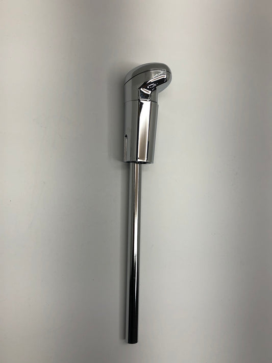 12" Chrome Shifter Shaft Extension with lower Gearshift Cover and Shift Knob