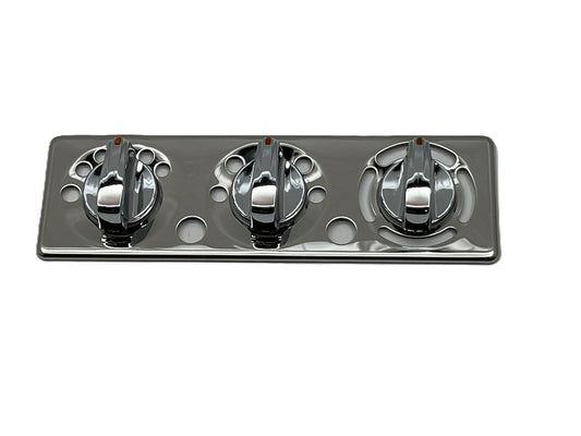 2006-18 Peterbilt A/C Control Plate With 3 Knobs 379, 389, 388, 387, 386, 384
