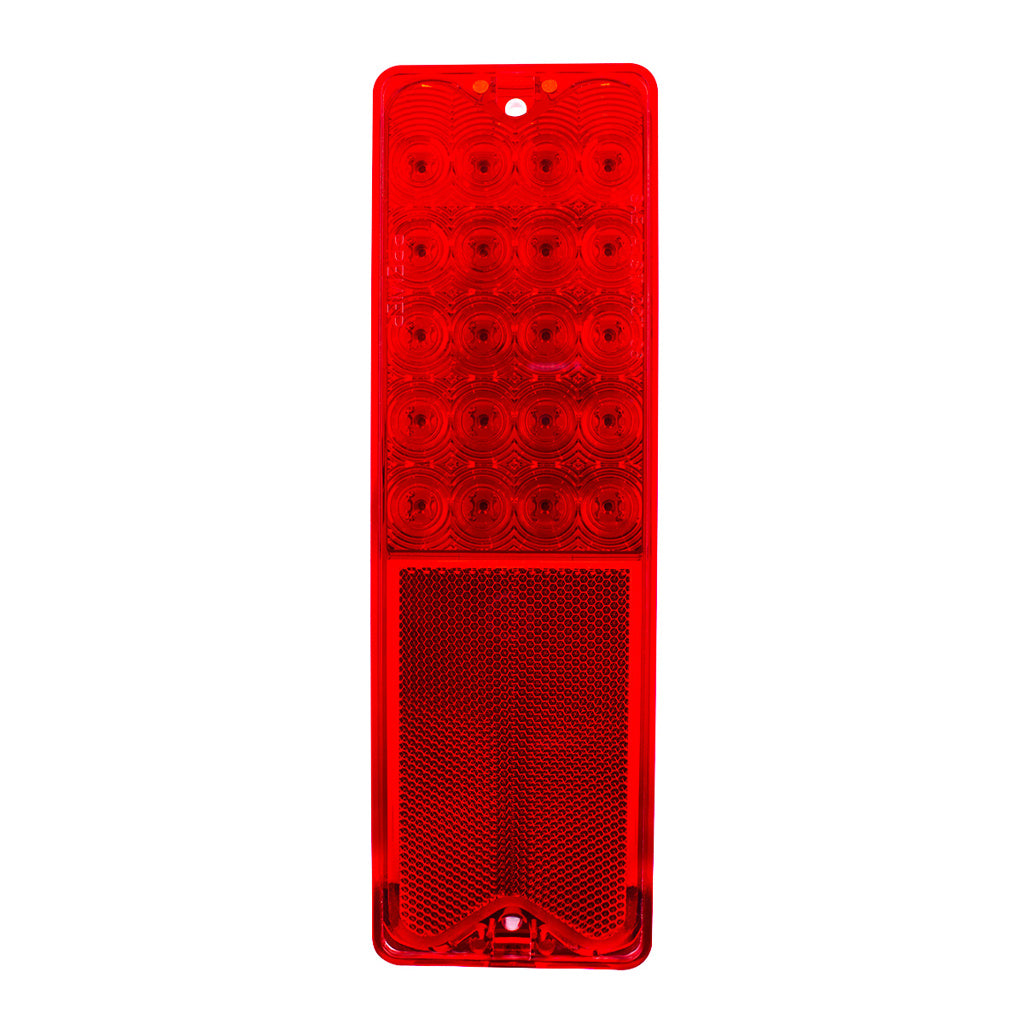 Pair of 20 LED Taillights. Fits Chevy & GMC 1967-1972 Fleetside Pickups Red Lens