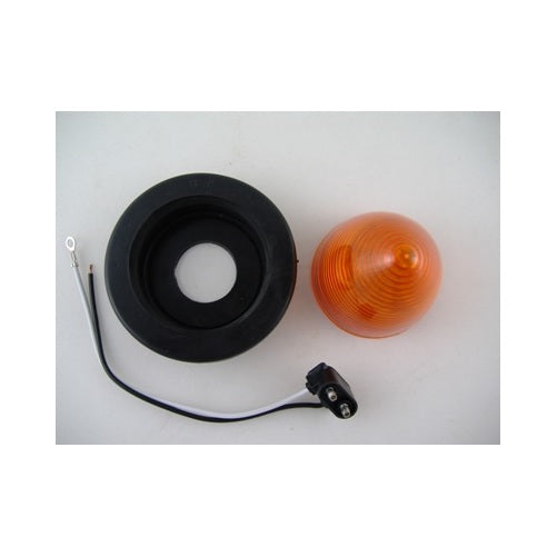 Amber 2.5" Round 13 LED Truck Trailer Semi Side Marker Clearance Light Kit