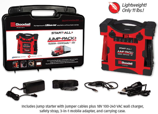Goodall Vanair 10000 Amp Jump Pack Start All 12V 10000A Jump Pack Semi / Truck