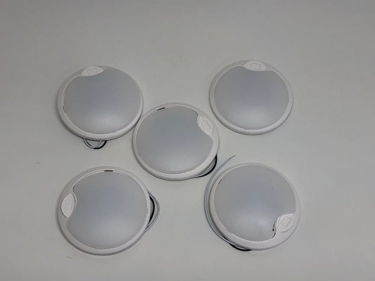 (5) 4.5" Round Surface Mount 12 LED Interior Dome Light RV Trailer Truck Camper