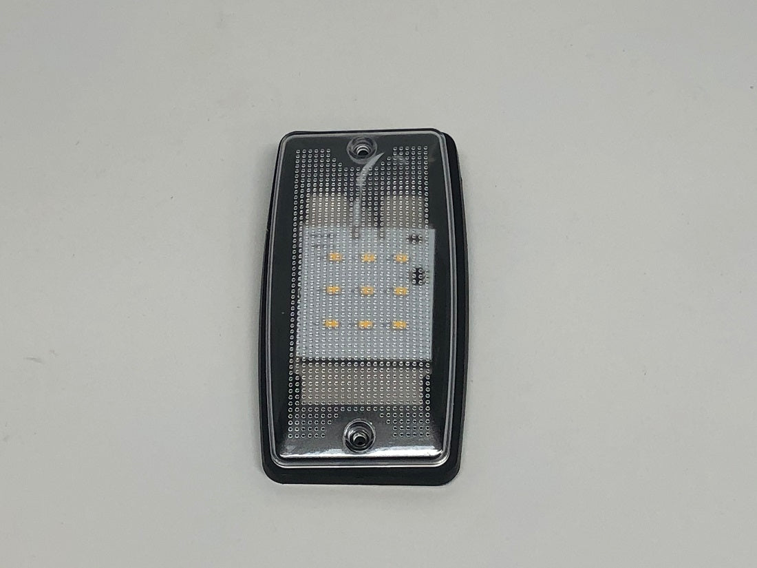 (1) 5.8"L x 3.1"W White 9 LED Interior Dome Light Camper RV Trailer Truck Bus