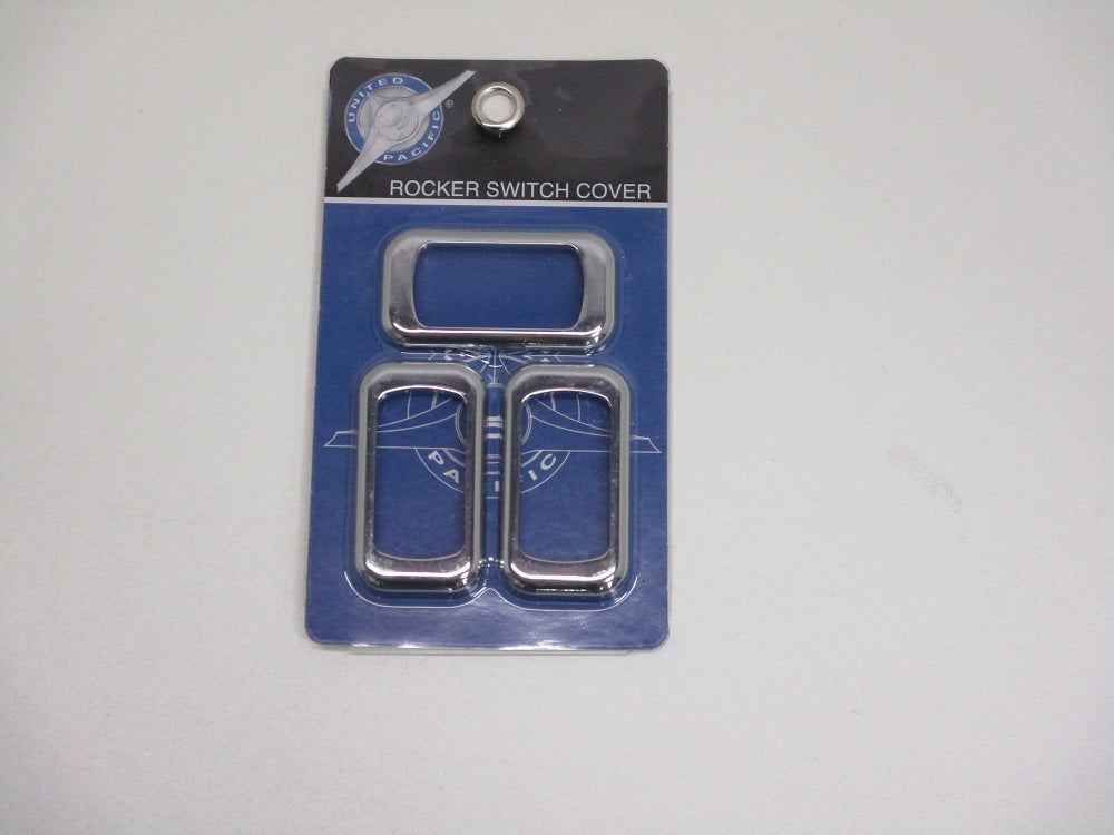 (3) Pack Rocker switch Chrome Plastic Trim  Freightliner Fits Kenworth Peterbilt