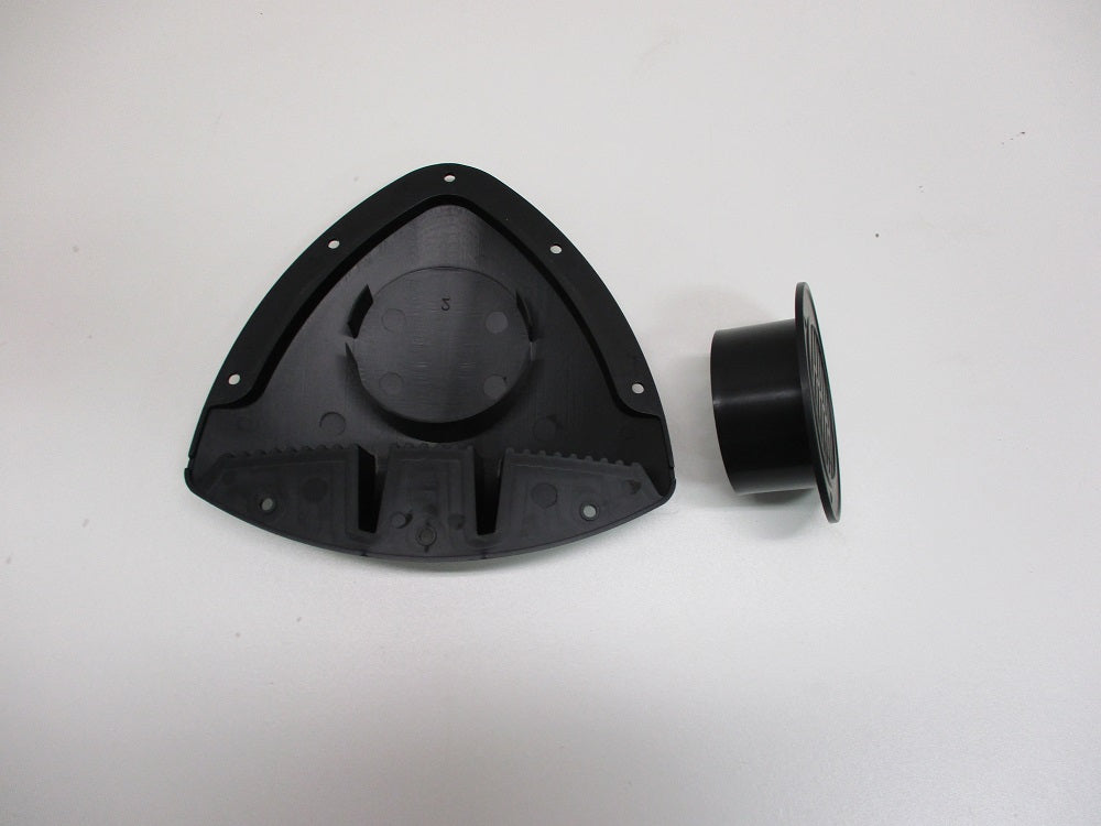 Unique Black Aero Design RV ATV Cycle Truck Cargo Work Trailer Side Air Vent