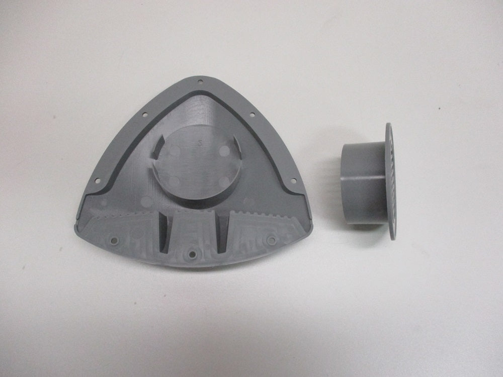 Unique Gray Aero Design RV ATV Cycle Truck Cargo Work Trailer Side Air Vent