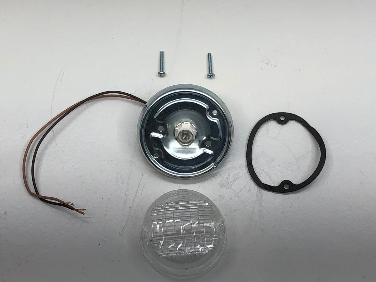 3 1/2" Round Interior Incandescent Dome light. RV Truck Trailer Camper