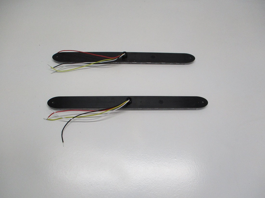 1 Pair 15"L Red 11 LED Clear Lens STT Lights w/Reverse. Trailer, Work Trucks