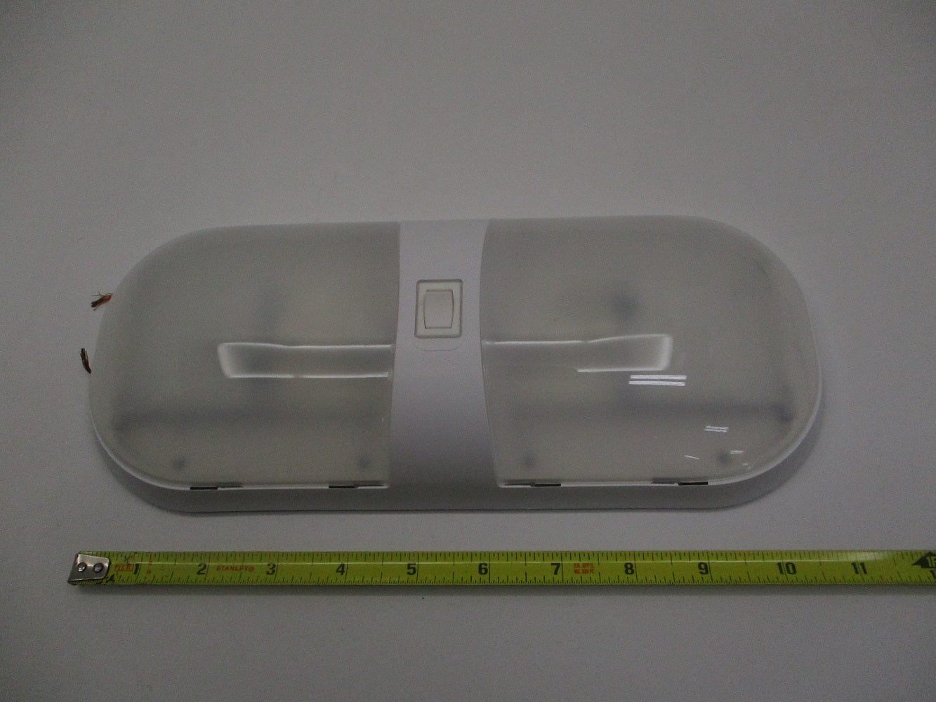 Double White LED Motorhome RV Bus Trailer Utility Dome Light / On Off Switch