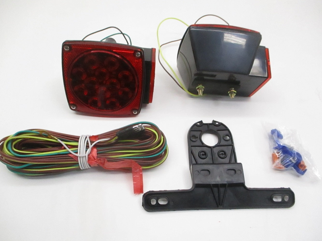 Universal LED Under 80" Trailer Marker Stop Brake Turn Tail Light Kit / Wiring