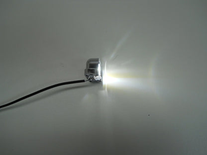 TecNiq LED Chrome Plastic License Plate Lamp Truck Trailer RV Camper