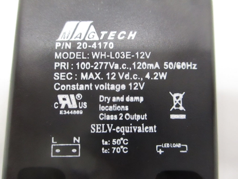 120V AC to 12V DC LED Converter Drop Down Module / Dry and Damp Locations
