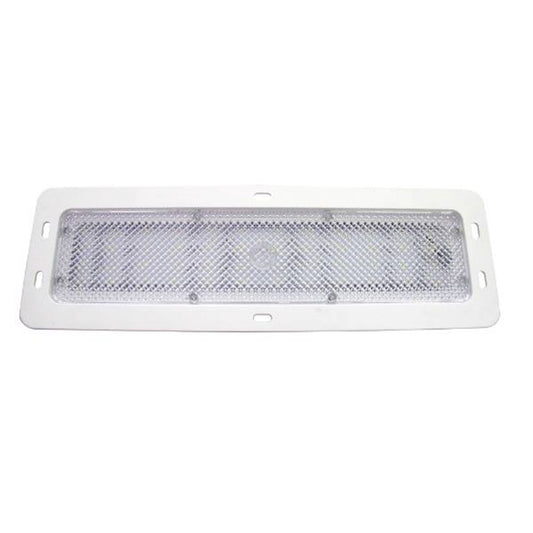 12V White LED Dome Light Truck Trailer RV Bus Camper Boat /Metal Base 850 Lumens