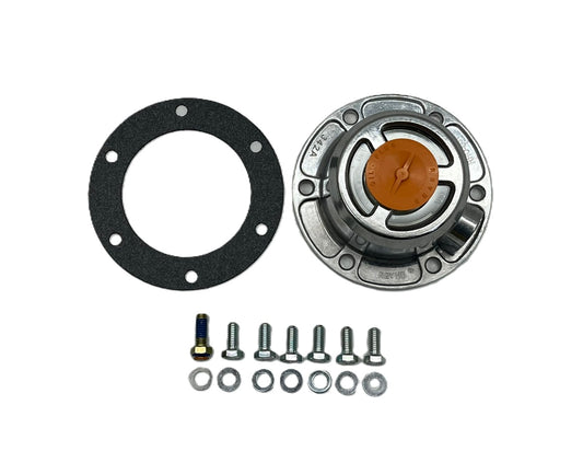 Severe Duty Steer Axle Oil Hubcap. Fits 4024, 1612, 1711, 1811, 340-24, 340-24A