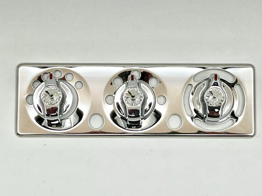 2006-18 Peterbilt A/C control Plate W/Clear Knobs 379, 389, 388, 387, 386, 384