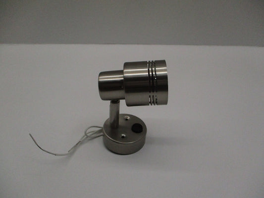 LED Courtesy Reading Accent Light RV Camper Trailer Swivel Wall Mount / Nickel