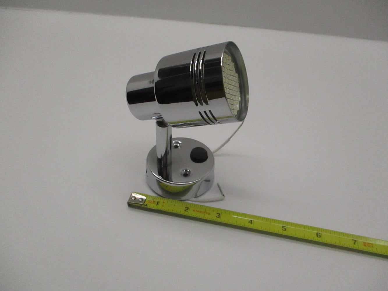 LED Courtesy Reading Accent Light RV Camper Trailer Swivel Wall Mount / Chrome