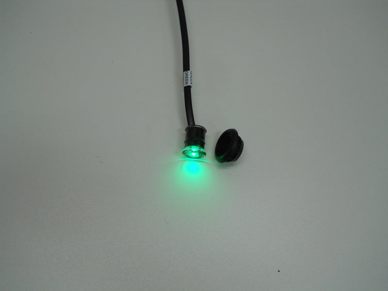 3/4" Mini Green LED Light Hot Spot Truck Trailer RV Accent Marker Light