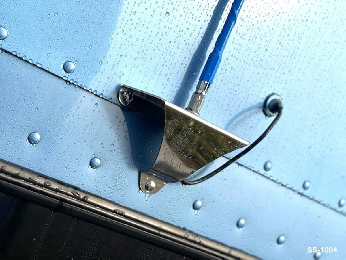Stainless Sleeper Antenna Mounting Bracket Peterbilt, Fits Kenworth, Freightliner