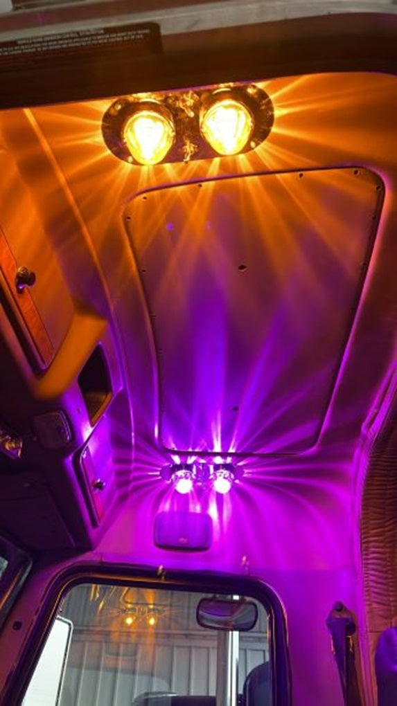 SS Peterbilt 359/379/389 / Fits Kenworth W900 Above Door Dome Light Bracket Only