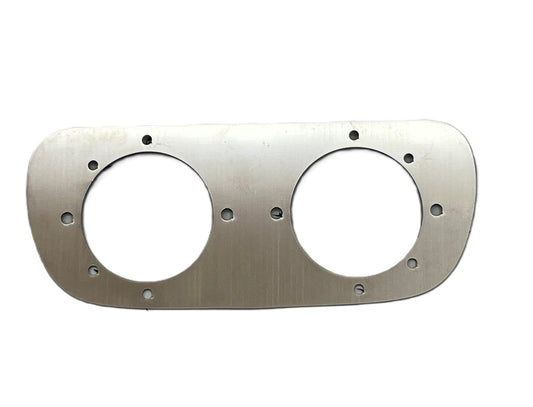 Compatible with Kenworth AERO Center Dome Light Plate. MOUNTING PLATE ONLY