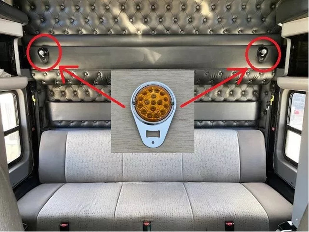 Teardrop Watermelon Light Plate ONLY Compatible with Kenworth