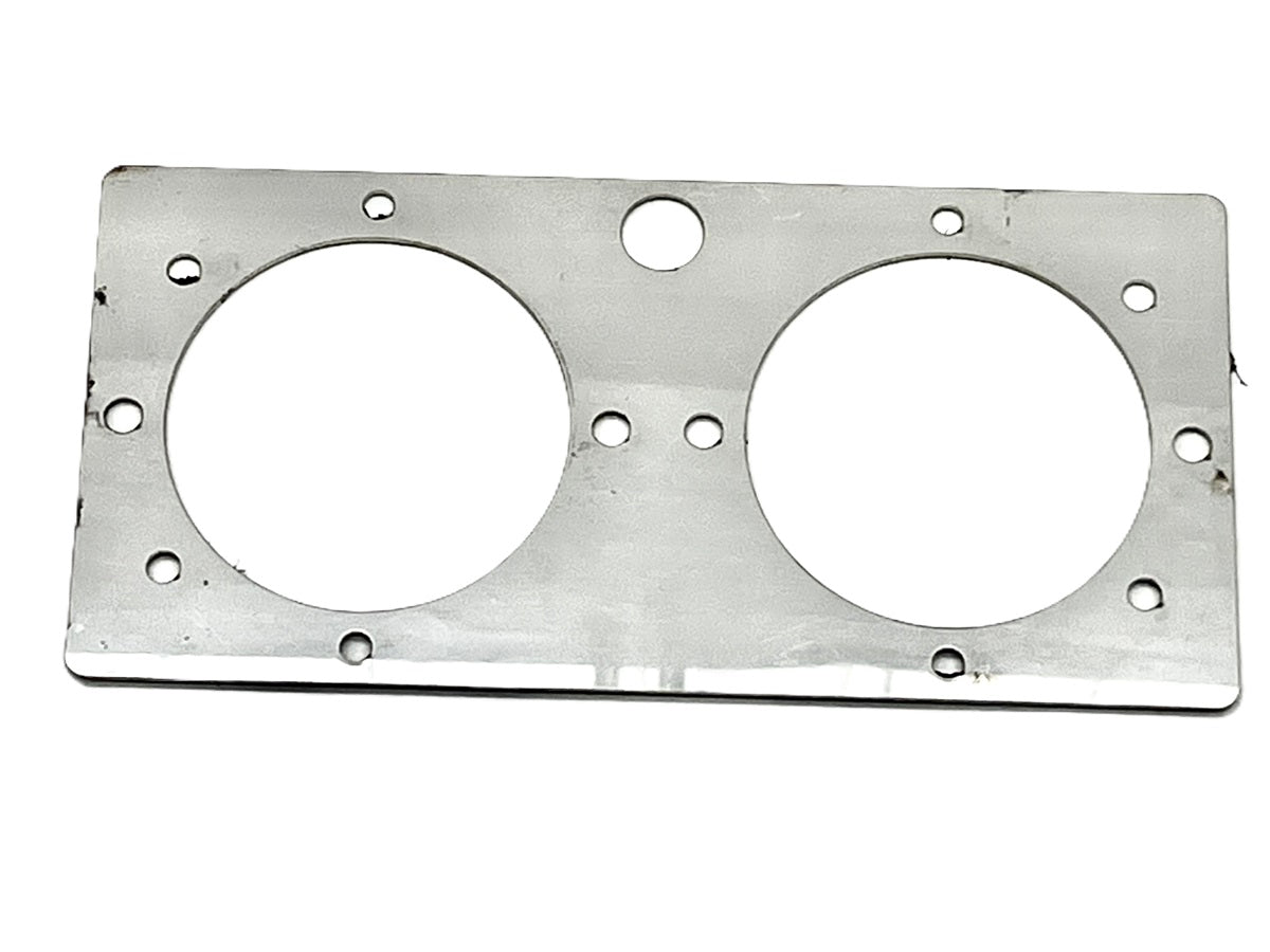 Fits Kenworth Above Bunk Front Window SS Bracket Only  Two Watermelon Lights