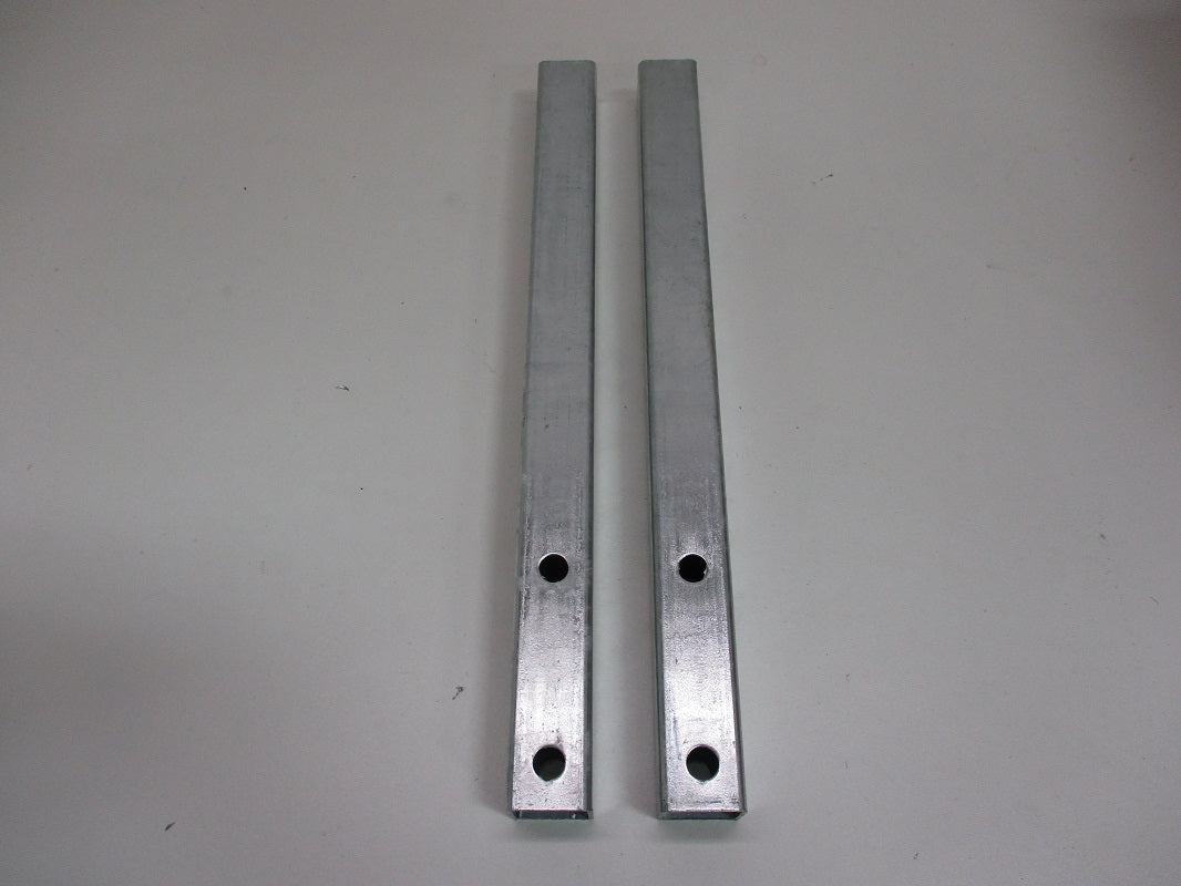 (2) Galvanized Pontoon Boat Trailer Metal Guide Posts / 1-1/2" Square by 18"