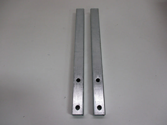 (2) Galvanized Pontoon Boat Trailer Metal Guide Posts / 1-1/2" Square by 18"
