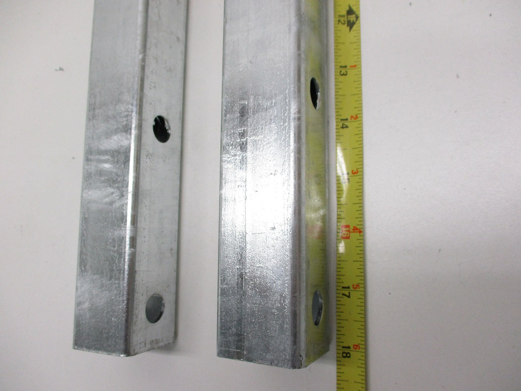 (2) Galvanized Pontoon Boat Trailer Metal Guide Posts / 1-1/2" Square by 18"