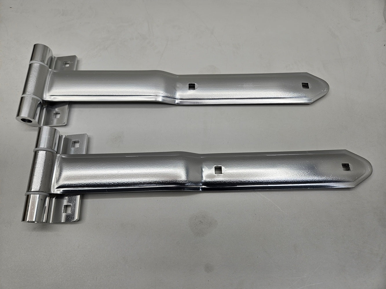 Aluminum Cargo Utility Trailer RV Door 16" Strap Hinges / Pair / Offset Bent Hinges
