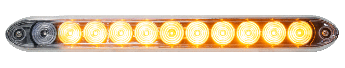 15-1/2" Amber LED Warning Traffic Advisor Directional Arrow Light Bar