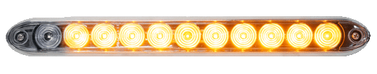 15-1/2" Amber LED Warning Traffic Advisor Directional Arrow Light Bar