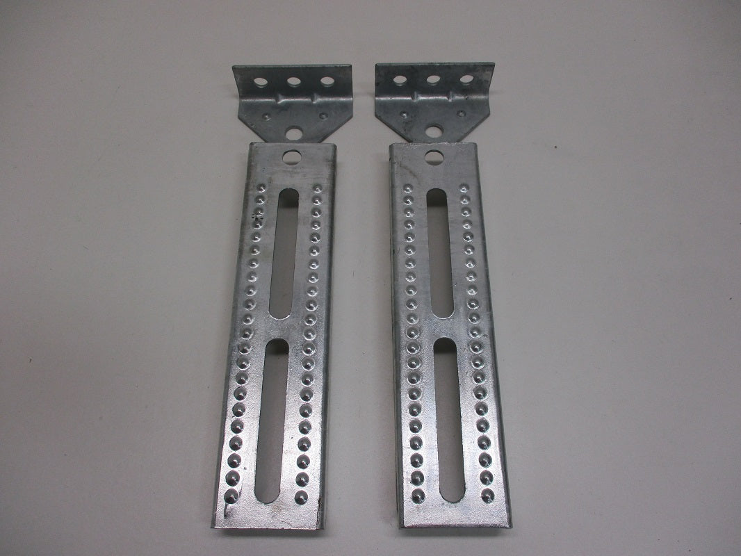 (2) Boat Pontoon Trailer 10" Bolster Bunk Board Adjustable Swivel Bracket Kits