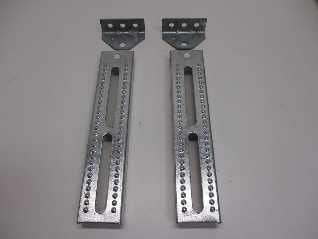 (2) Boat Pontoon Trailer 12" Bolster Bunk Board Adjustable Swivel Bracket Kits