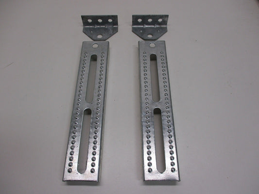 (2) Boat Pontoon Trailer 12" Bolster Bunk Board Adjustable Swivel Bracket Kits