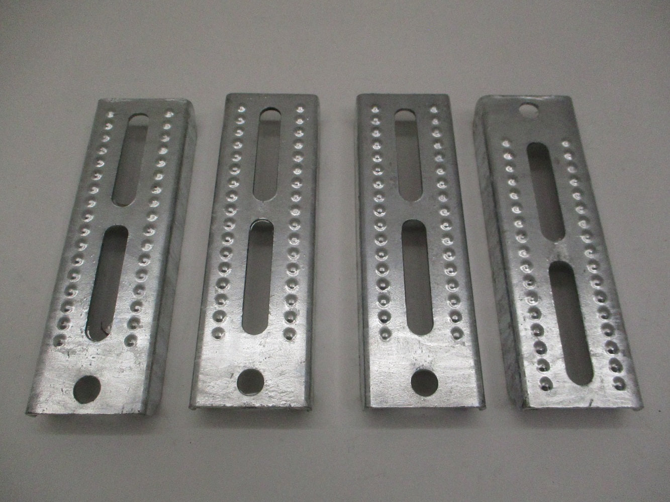 (4) Boat Pontoon Trailer 8" Galvanized Steel Bolster Bunk Board Brackets
