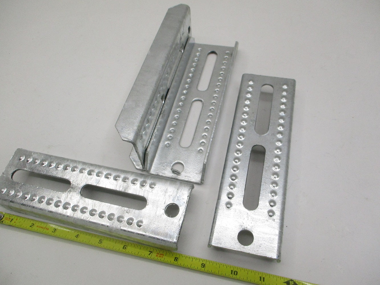 (4) Boat Pontoon Trailer 8" Galvanized Steel Bolster Bunk Board Brackets