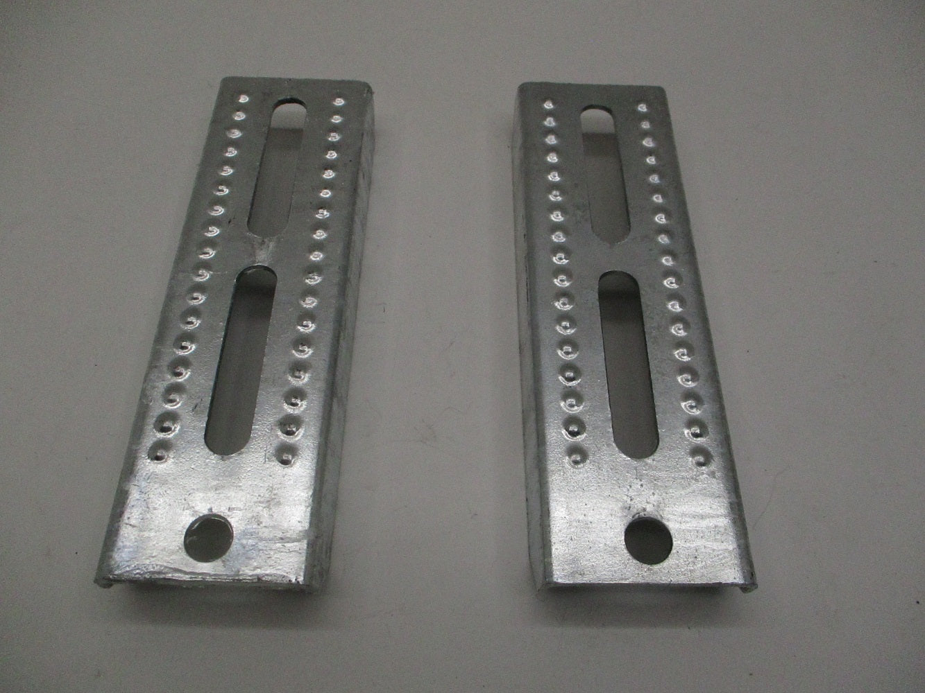 (2) Boat Pontoon Trailer 8" Galvanized Steel Bolster Bunk Board Brackets