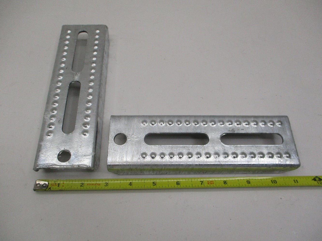 (2) Boat Pontoon Trailer 8" Galvanized Steel Bolster Bunk Board Brackets