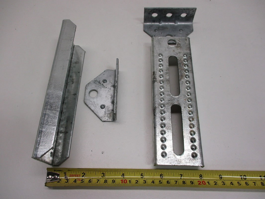 (2) Boat Pontoon Trailer 8" Bolster Bunk Board Adjustable Swivel Bracket Kits