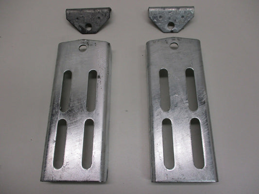 (2) Boat Pontoon Trailer 9.75" Bolster Bunk Board Adjustable Swivel Bracket Kits