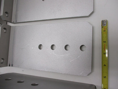 (8) Vertical Pontoon Boat Trailer Bunk Bolster L Brackets  / 5" by 10" Aluminum